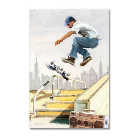 The Macneil Studio 'Skater' Canvas Art,22x32